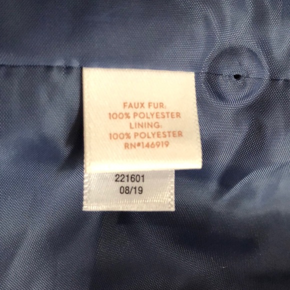LC Lauren Conrad Fuzzy Blue Teddy Jacket - Picture 8 of 9